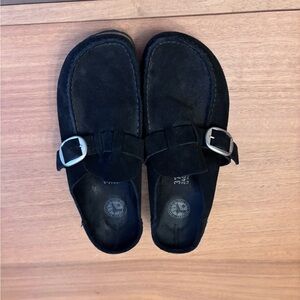 Women’s Black Birkenstock Buckley Suede
